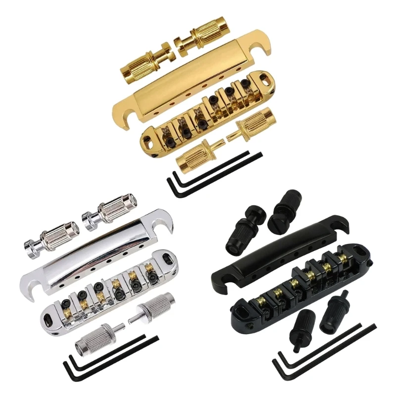 Roller Bridge Tailpiece Bridge Bridges with Studs Guitar Replacement Accessories for Electric Guitar
Roller Bridge Tailpiece Bridge Bridges with Studs Guitar Replacement Accessories for Electric Guitar