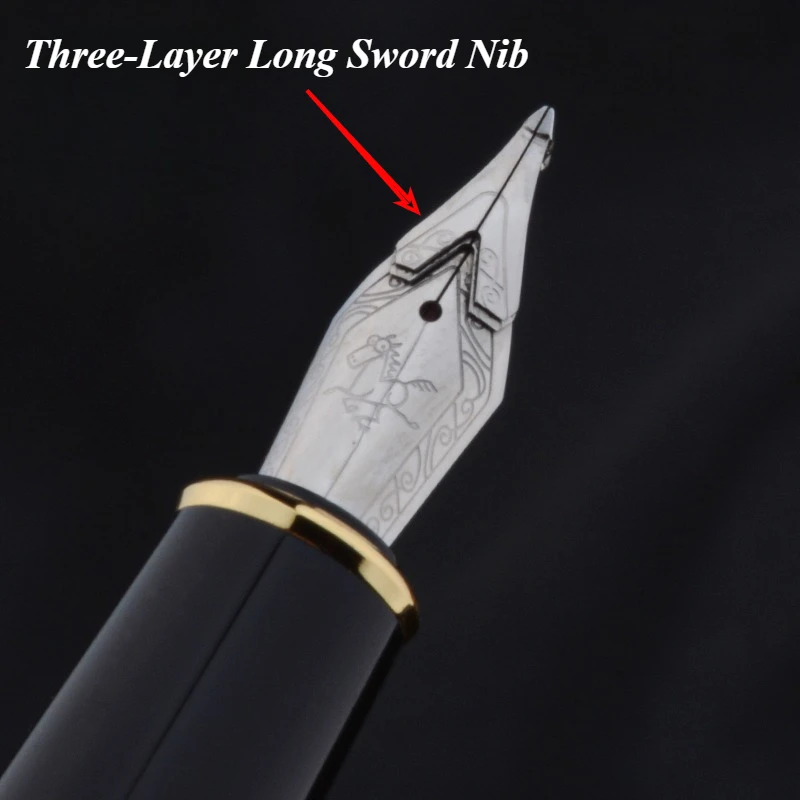 Extra-Thick Triple-Layer Long-Blade Grinding 3.0mm Armor Pen Hand-Polished Nib for Calligraphy Practice Jinhao Smooth-Writing
Extra-Thick Triple-Layer Long-Blade Grinding 3.0mm Armor Pen Hand-Polished Nib for Calligraphy Practice Jinhao Smooth-Writing