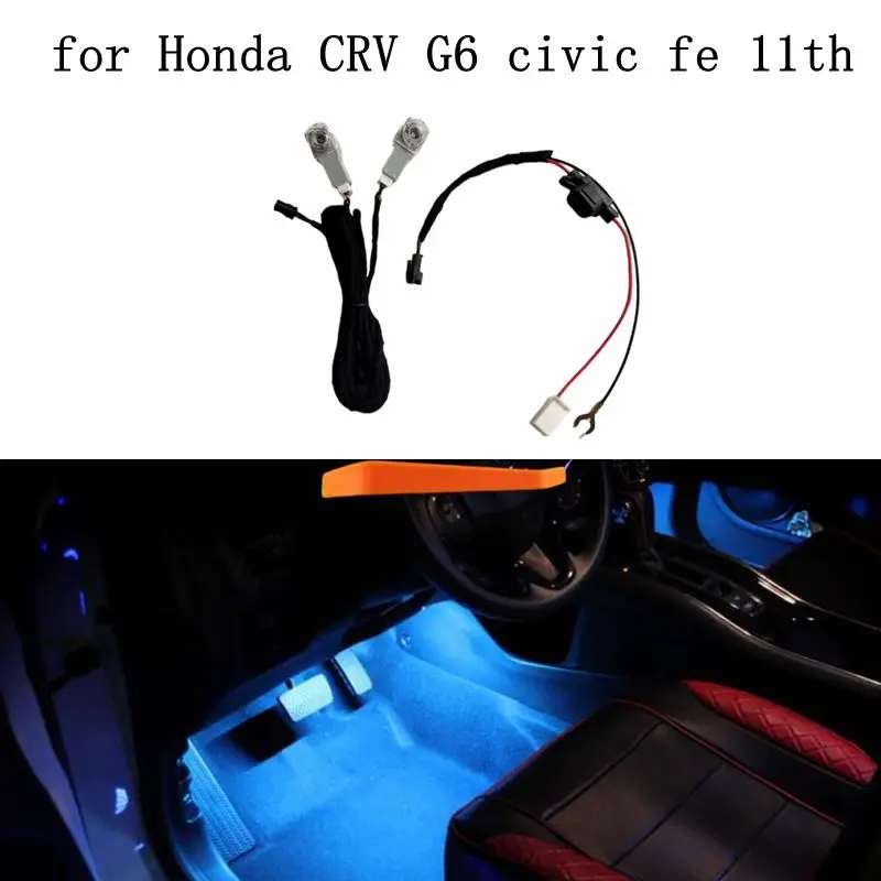 Car Interior Atmosphere Lamp LED Foot Light For Honda Civic 11th fe 2022 2023 CRV G6 2023 2024 HRV 2022+
Car Interior Atmosphere Lamp LED Foot Light For Honda Civic 11th fe 2022 2023 CRV G6 2023 2024 HRV 2022+