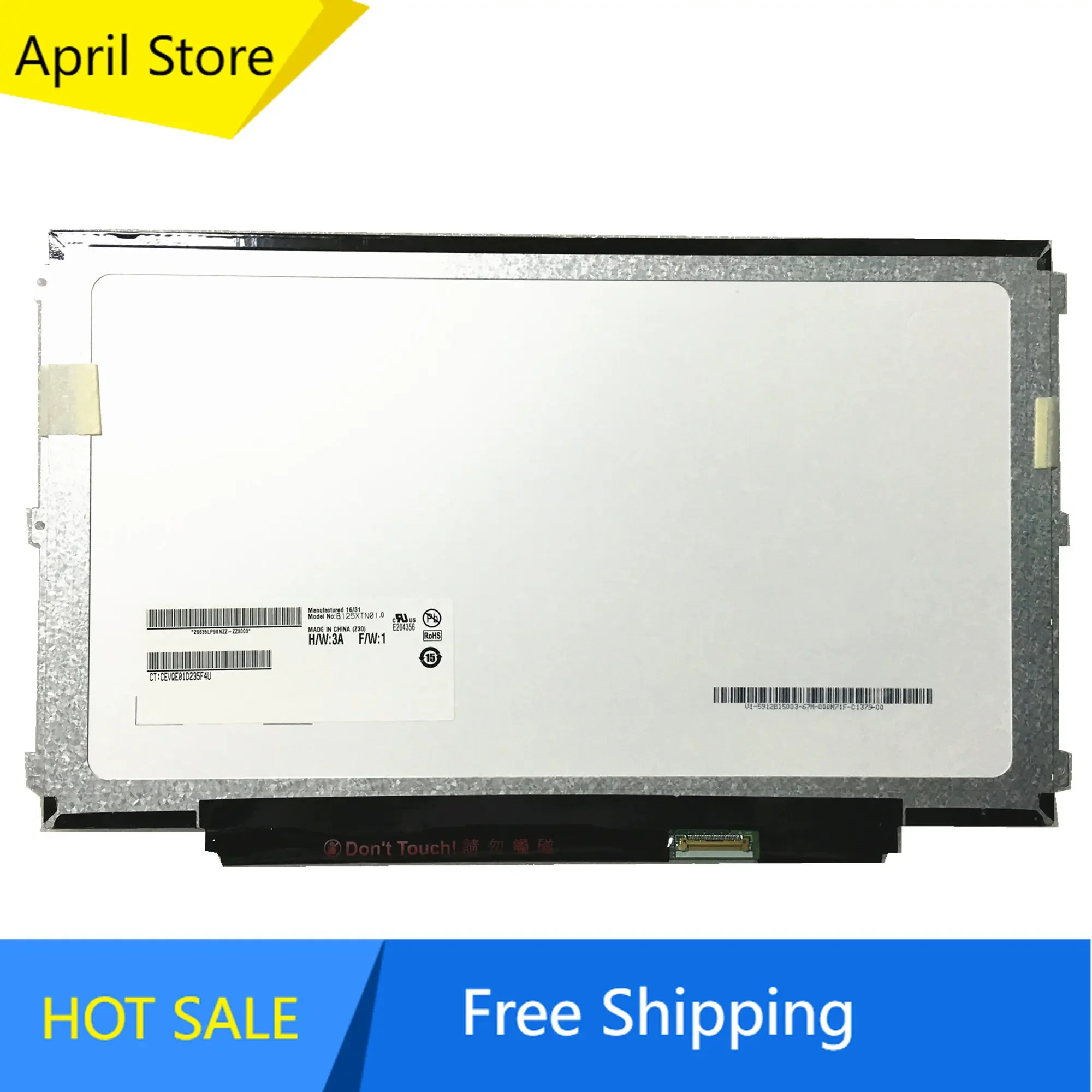 ЖК-экран для ноутбука B125XTN01.0, B125XTN02.0 LP125WH2-TPB1 TPP1 12,5 дюйма, 1366*768 EDP, 30 контактов
ЖК-экран для ноутбука B125XTN01.0, B125XTN02.0 LP125WH2-TPB1 TPP1 12,5 дюйма, 1366*768 EDP, 30 контактов