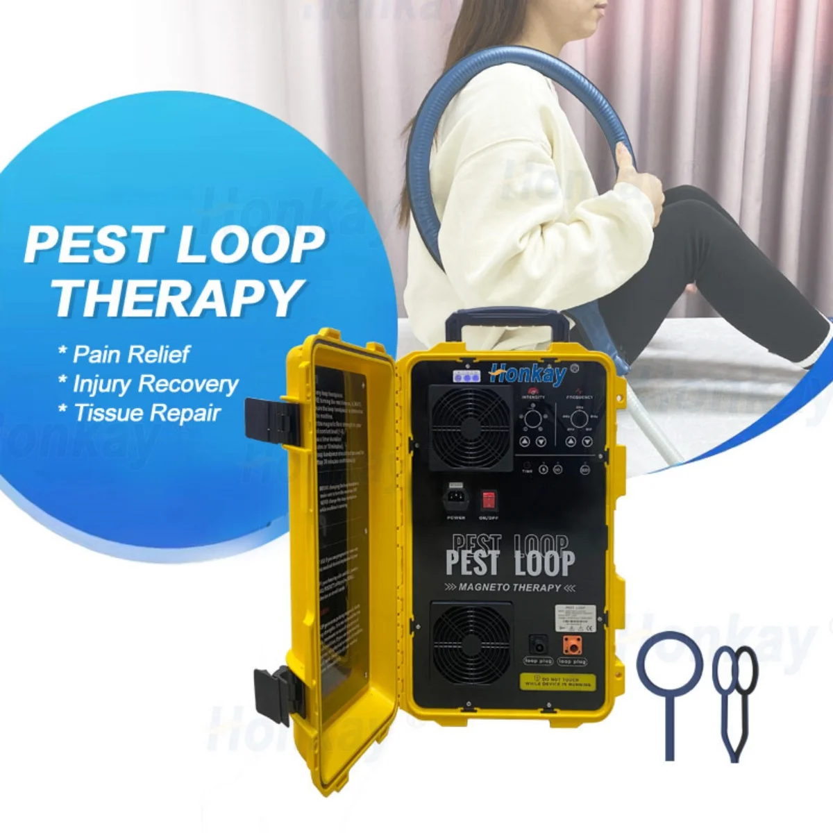 Pest LOOP Pain Relief Magnetic Muscle Massage Physiotherapy Magneto Therapy Portable Magneto Therapy Machine
Pest LOOP Pain Relief Magnetic Muscle Massage Physiotherapy Magneto Therapy Portable Magneto Therapy Machine