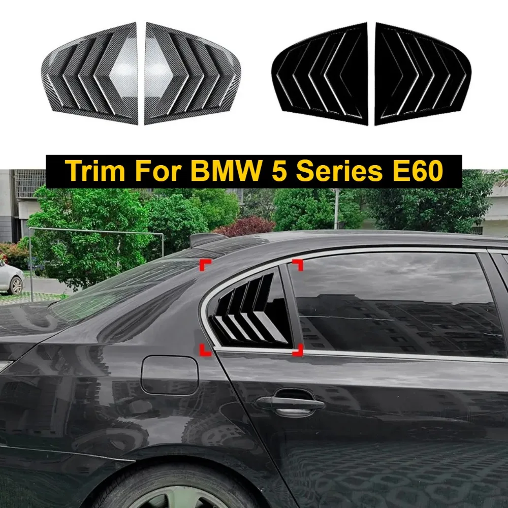 NEW 2 PCS Car Rear Window Shutter Louver Cover Trim For BMW 5 Series E60 2005 2006 2007 2008 2009 2010
NEW 2 PCS Car Rear Window Shutter Louver Cover Trim For BMW 5 Series E60 2005 2006 2007 2008 2009 2010