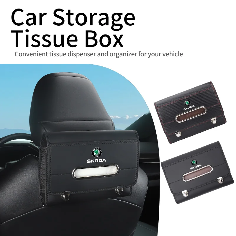 Car Seatback Tissue Holder Box Paper Towel Pouch Napkin Bag For Skoda Octavia Rapid Kodiaq Superb Derivative Karoq Fabia Kamiq
Car Seatback Tissue Holder Box Paper Towel Pouch Napkin Bag For Skoda Octavia Rapid Kodiaq Superb Derivative Karoq Fabia Kamiq