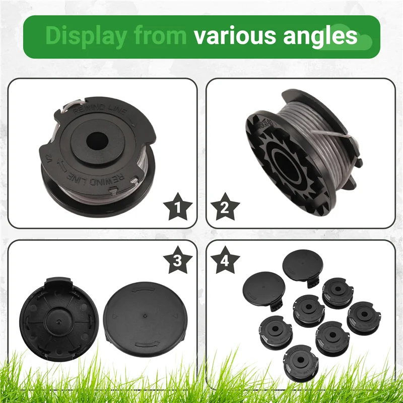 FAAJ-Strimmer Spool Replacement For , 8Pcs String Trimmer Spool Compatible With Cordless Grass Trimmer Art 23 SL
FAAJ-Strimmer Spool Replacement For , 8Pcs String Trimmer Spool Compatible With Cordless Grass Trimmer Art 23 SL