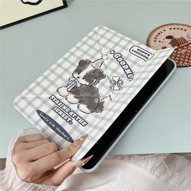 Tablet Case with Pen Slot Tri-fold Stand & Sleep/Wake for iPad 7/8/9th 10.2in 10th Gen 10.9 Air4/5/6/7/8 10.9/11in A16 A19 2026
Tablet Case with Pen Slot Tri-fold Stand & Sleep/Wake for iPad 7/8/9th 10.2in 10th Gen 10.9 Air4/5/6/7/8 10.9/11in A16 A19 2026