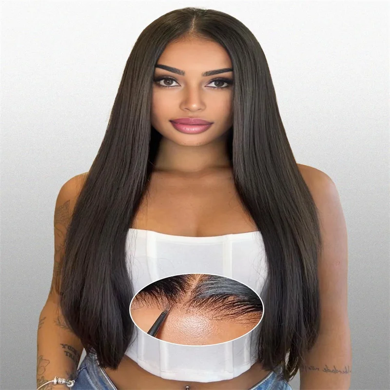 Glueless Wigs Human Hair 4x4 5X5 Hd Lace Frontal Wig Preplucked Glueless Wig Human Hair Ready To Wear Straight Human Hair Wigs
Glueless Wigs Human Hair 4x4 5X5 Hd Lace Frontal Wig Preplucked Glueless Wig Human Hair Ready To Wear Straight Human Hair Wigs