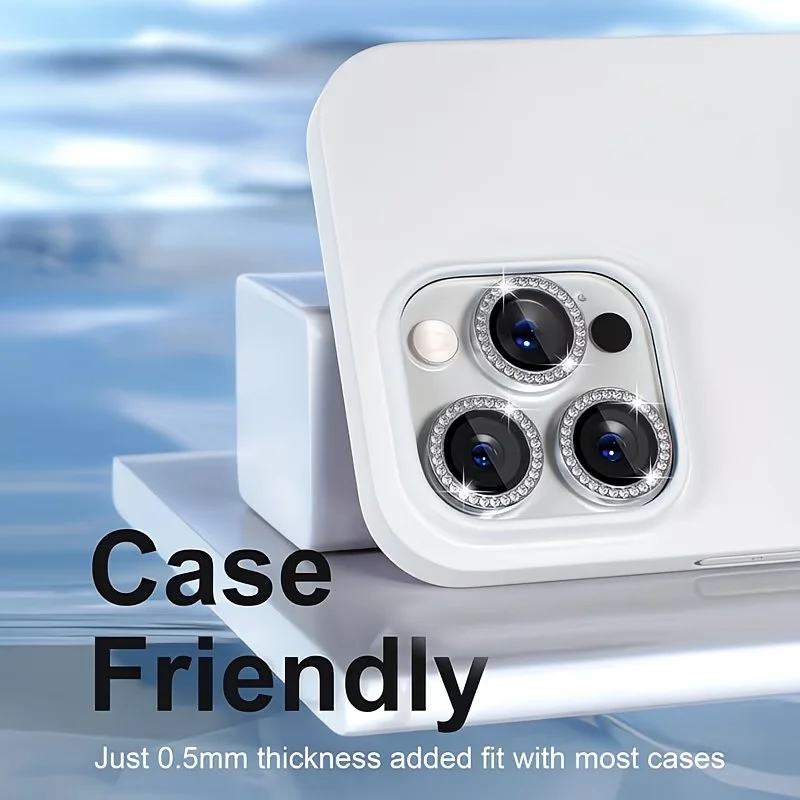 1Set Camera Lens Protector Silver Aluminum AR HD 9H Tempered Glass Metal Ring Case Friendly for iPhone 17 16 15 14 13 11 Pro Max 1Set Camera Lens Protector Silver Aluminum AR HD 9H Tempered Glass Metal Ring Case Friendly for iPhone 17 16 15 14 13 11 Pro Max