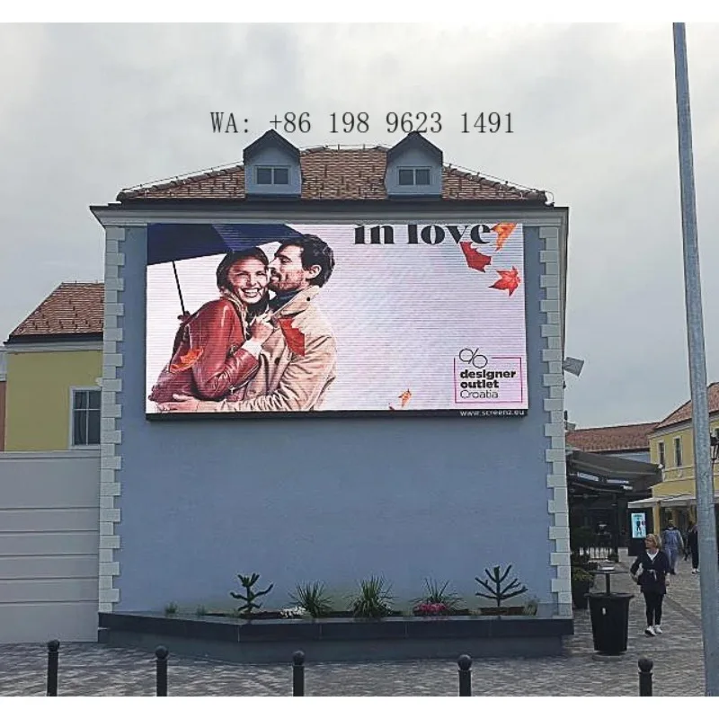 P8 Easy Install Outdoor LED Screen High Brightness Waterproof Fixed Panel for Exterior Giant Commercial Publicity Advertising
P8 Easy Install Outdoor LED Screen High Brightness Waterproof Fixed Panel for Exterior Giant Commercial Publicity Advertising