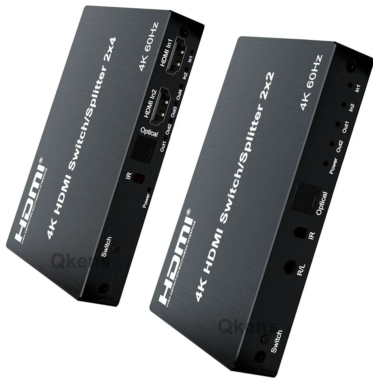 4K 60hz 2x2 2x4 HDMI Switcher Splitter 3.5mm Audio Extractor 3D Video Converter for PS4 DVD Laptop PC To TV Monitor Projector
4K 60hz 2x2 2x4 HDMI Switcher Splitter 3.5mm Audio Extractor 3D Video Converter for PS4 DVD Laptop PC To TV Monitor Projector