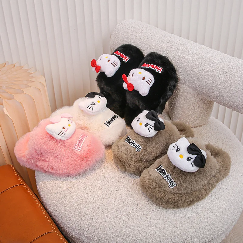Плюшевые тапочки в стиле аниме «Hello Kitty», женские Sanrioed Kawaii, толстая подошва, осенне-зимняя пушистая мягкая милая студенческая обувь в подарок для девочек, домашняя обувь
Плюшевые тапочки в стиле аниме «Hello Kitty», женские Sanrioed Kawaii, толстая подошва, осенне-зимняя пушистая мягкая милая студенческая обувь в подарок для девочек, домашняя обувь