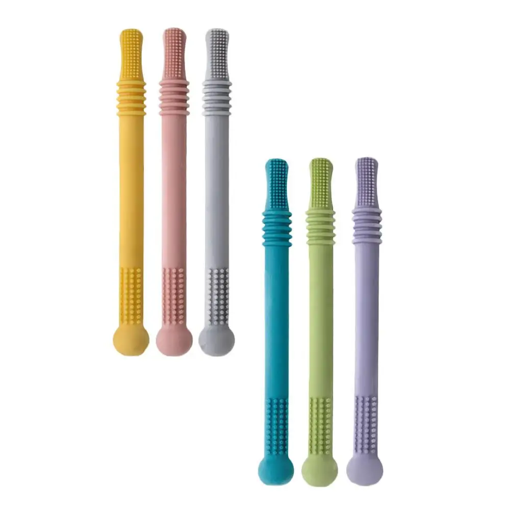 6 Pcs Children's Teething Stick Baby Pacifier Molar Plaything Silica Gel Toddler
6 Pcs Children's Teething Stick Baby Pacifier Molar Plaything Silica Gel Toddler