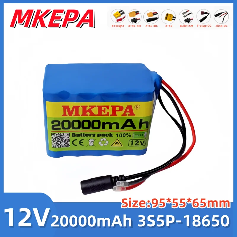 12 В, 20000 мАч, 18650, литиевая батарея lpega 3S5P, встроенная BMS большой емкости, 20 Ач, подходит для небольшого электрооборудования
12 В, 20000 мАч, 18650, литиевая батарея lpega 3S5P, встроенная BMS большой емкости, 20 Ач, подходит для небольшого электрооборудования