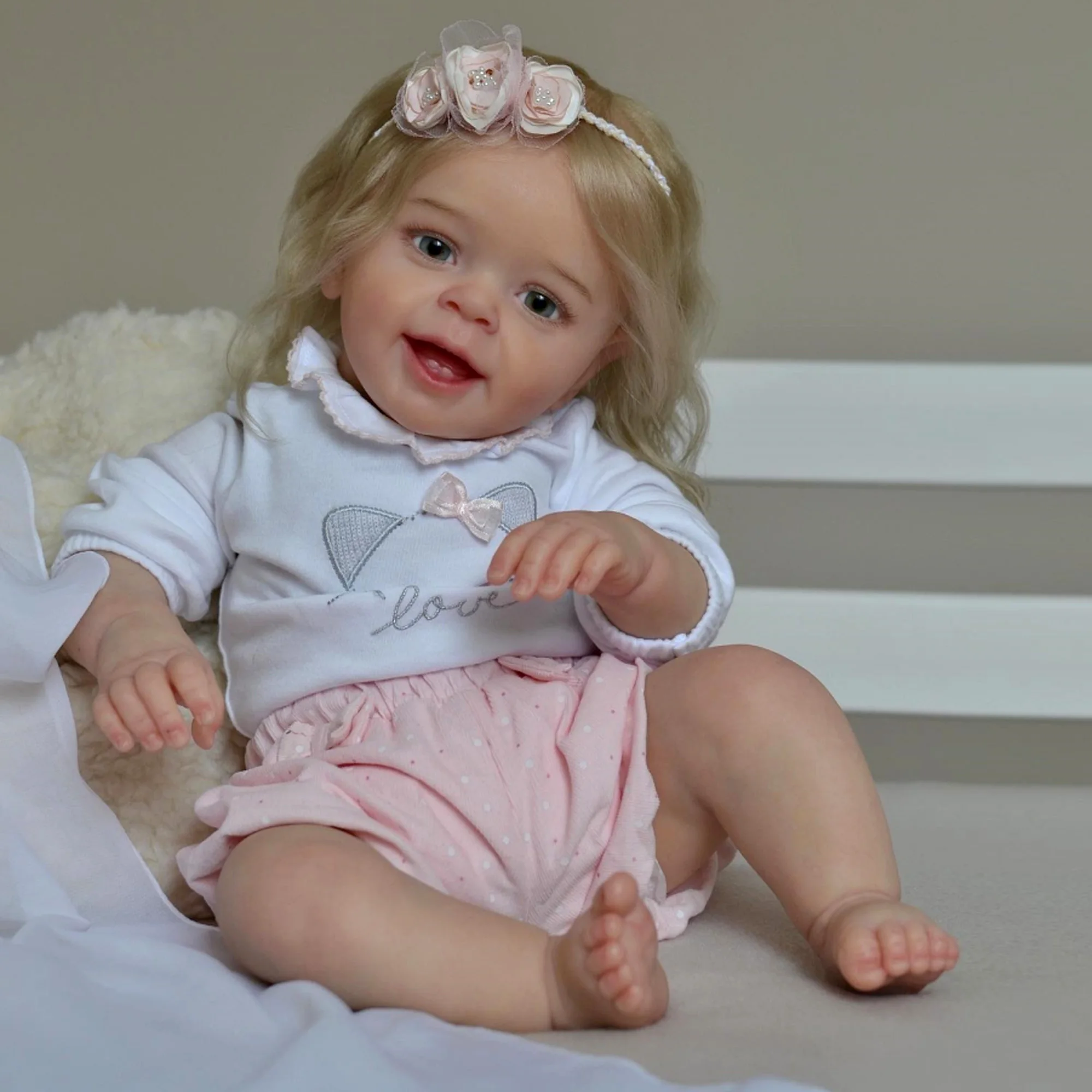 55cm Yannik Bebê Reborn Dolls Handmade Painted Finished Reborn Toddler Doll With Rooted Hair Toys Muñeca Para Niños
55cm Yannik Bebê Reborn Dolls Handmade Painted Finished Reborn Toddler Doll With Rooted Hair Toys Muñeca Para Niños