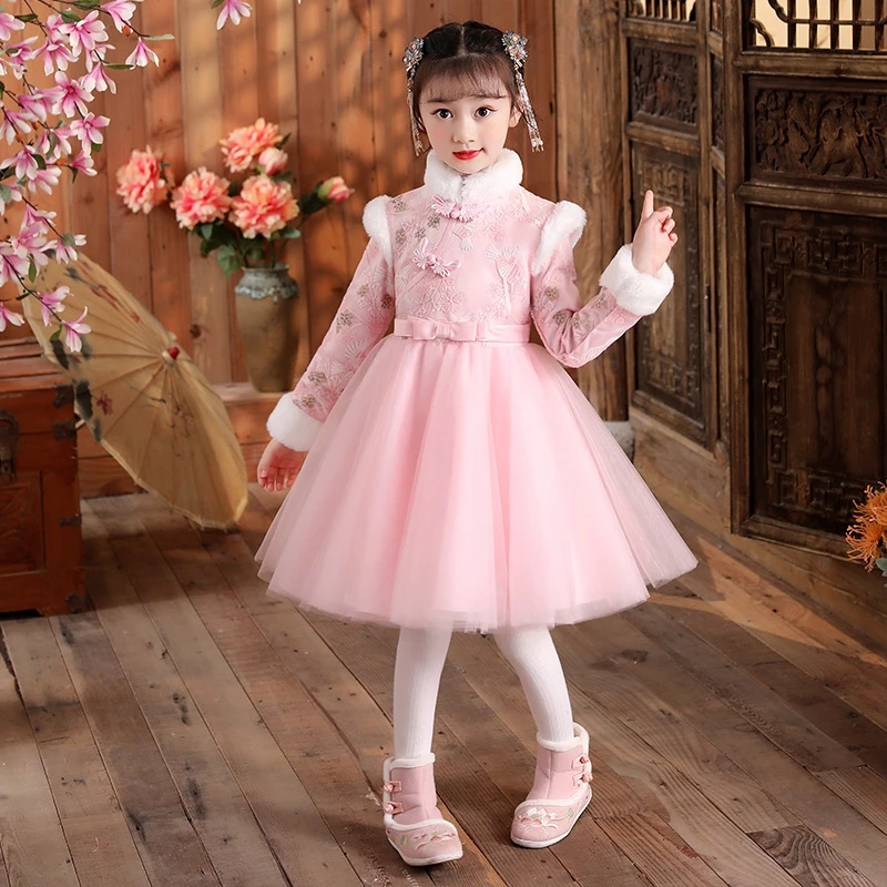 Hanfu Girls Performance Clothes Baby Tang Suit Cheongsam Ancient Style Long-sleeved Children's Ancient Clothes
Hanfu Girls Performance Clothes Baby Tang Suit Cheongsam Ancient Style Long-sleeved Children's Ancient Clothes