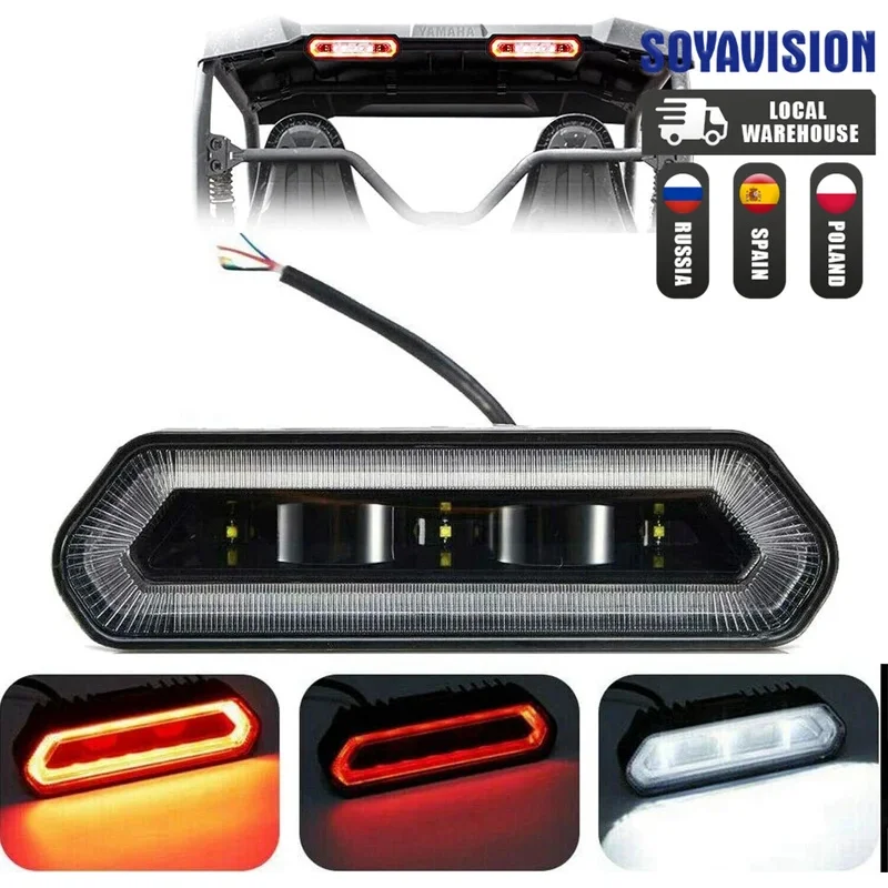 High Mount Brake Light For Car ATV Polaris RZR 1000 800 900 XP Ranger Rear Chase LED