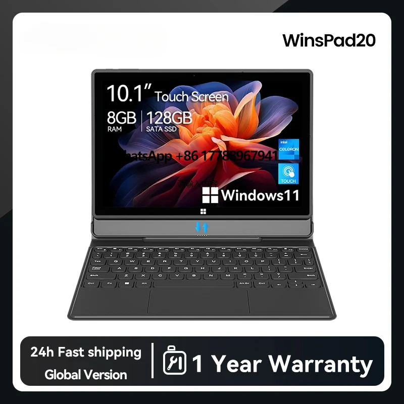 Adreamer 10 Inch Windows Tablet with Keyboard 8GB 128GB 4000mAh 2 In 1 PC Cheap Tablet Windows 11 J4125 2.4G/5G WiFi
Adreamer 10 Inch Windows Tablet with Keyboard 8GB 128GB 4000mAh 2 In 1 PC Cheap Tablet Windows 11 J4125 2.4G/5G WiFi
