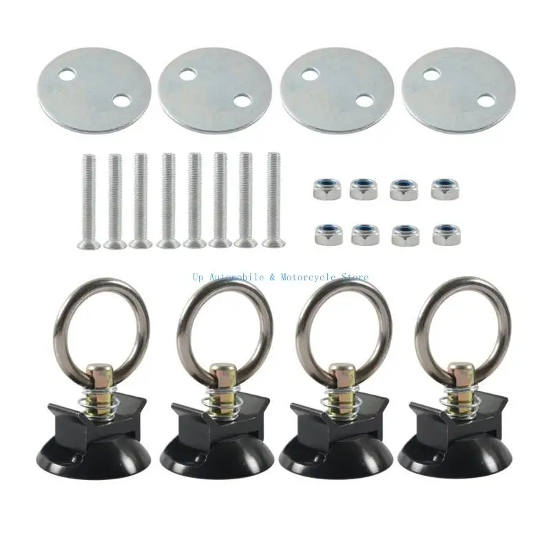 270E 4 Sets L Track Tie Down Tie Down System with Round Rings for Truck Beds or Trailers Round Tie Down Anchors Point
270E 4 Sets L Track Tie Down Tie Down System with Round Rings for Truck Beds or Trailers Round Tie Down Anchors Point