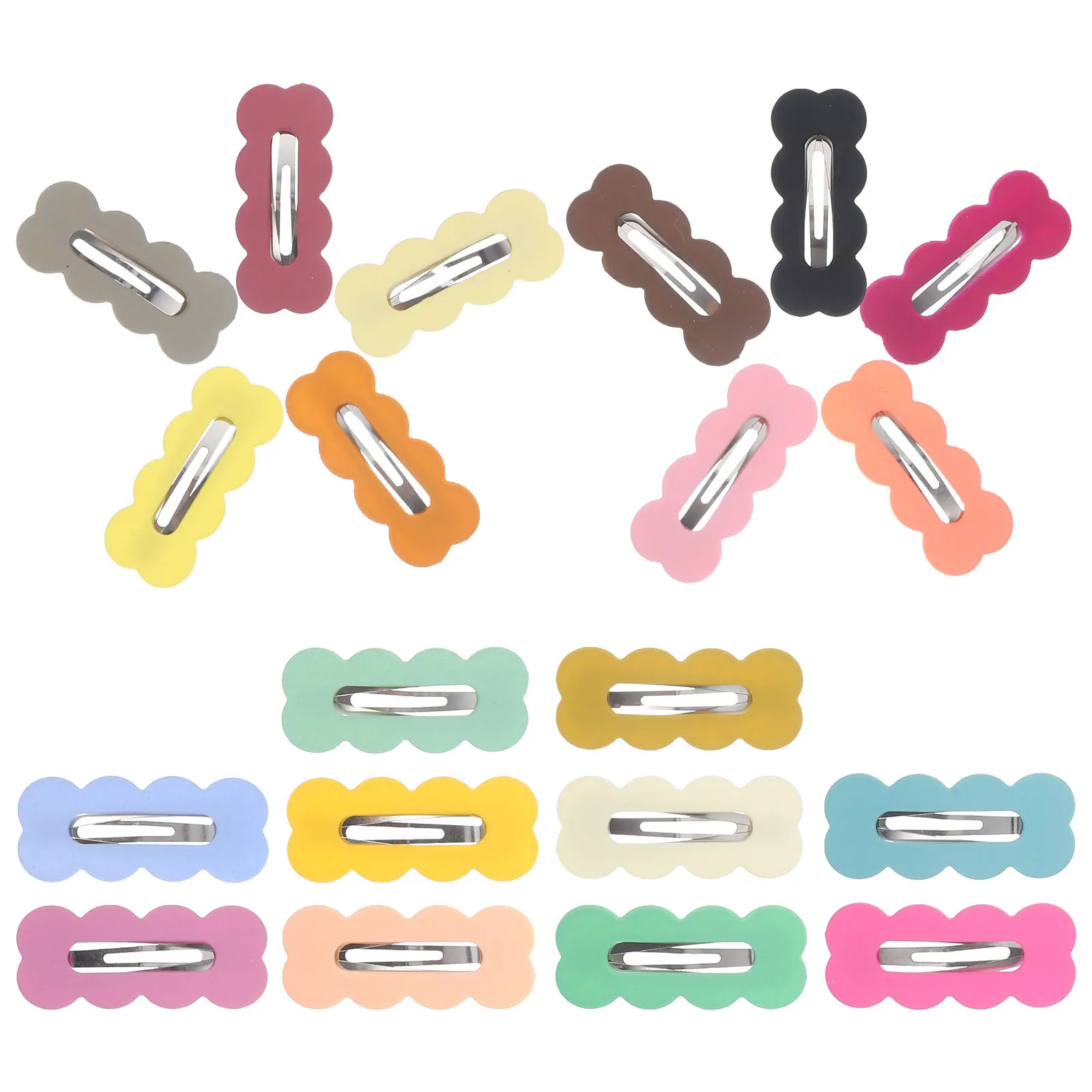 30Pcs Snap Hair Clips Candy Color Small Barrettes Hair Accessories Women Hairpin Cute Style Small Barrettes 
30Pcs Snap Hair Clips Candy Color Small Barrettes Hair Accessories Women Hairpin Cute Style Small Barrettes