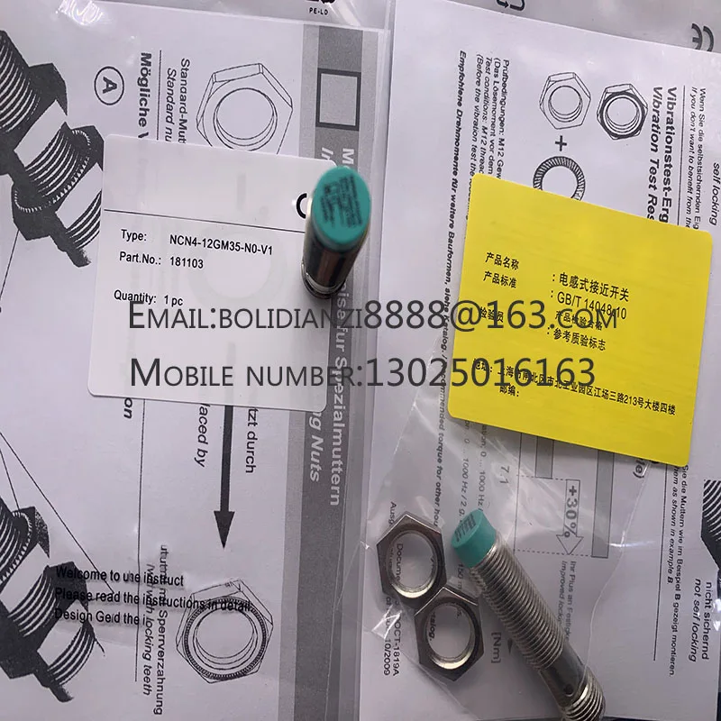 The brand-new original sensor NCN4-12GM35-NO-V1 One year warranty in stock
The brand-new original sensor NCN4-12GM35-NO-V1 One year warranty in stock
