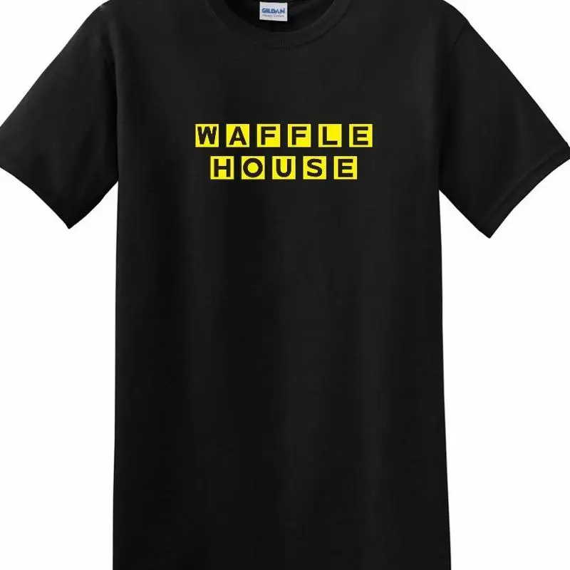 Футболка с логотипом Waffle House в стиле ретро, крутая еда, забавная, желтая, черная, хлопковая 
Футболка с логотипом Waffle House в стиле ретро, крутая еда, забавная, желтая, черная, хлопковая