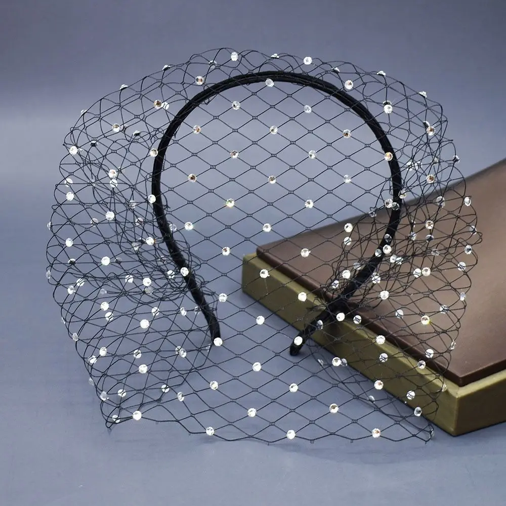 Short Face Net Mask Headband Wedding Fascinator Crystal Women Hair Hoop Bridal Face Veils Hair Accessories Birdcage Veil
Short Face Net Mask Headband Wedding Fascinator Crystal Women Hair Hoop Bridal Face Veils Hair Accessories Birdcage Veil