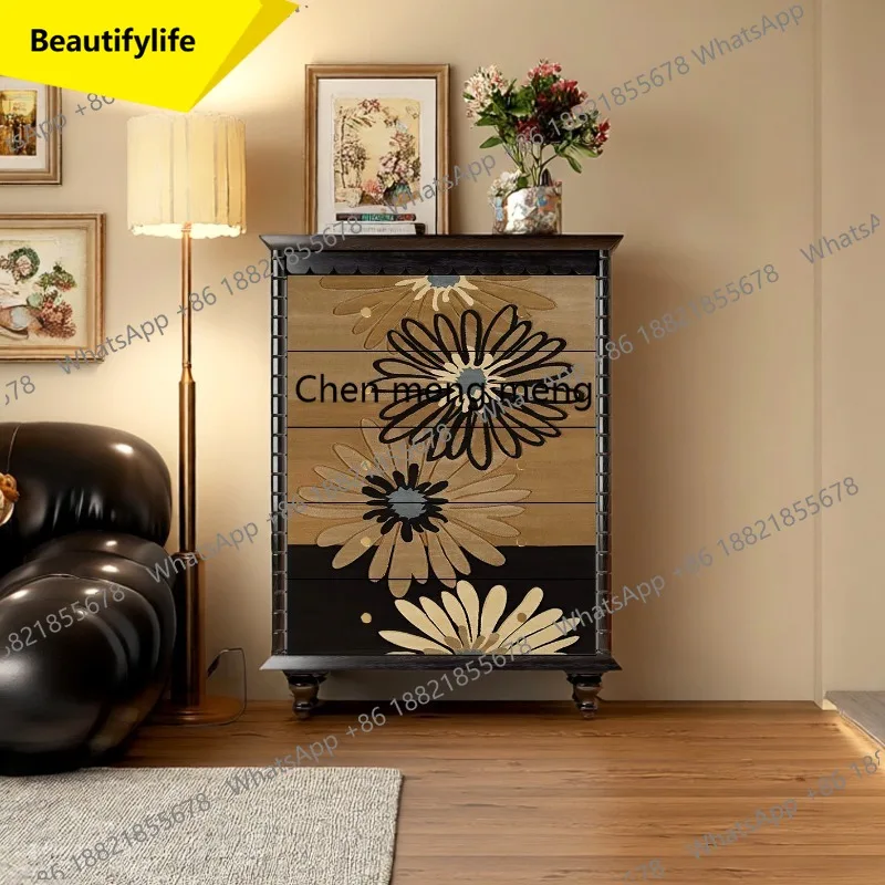 M45 Medieval solid wood chest of drawers, living room, porch cabinet, bedroom wall storage locker
M45 Medieval solid wood chest of drawers, living room, porch cabinet, bedroom wall storage locker