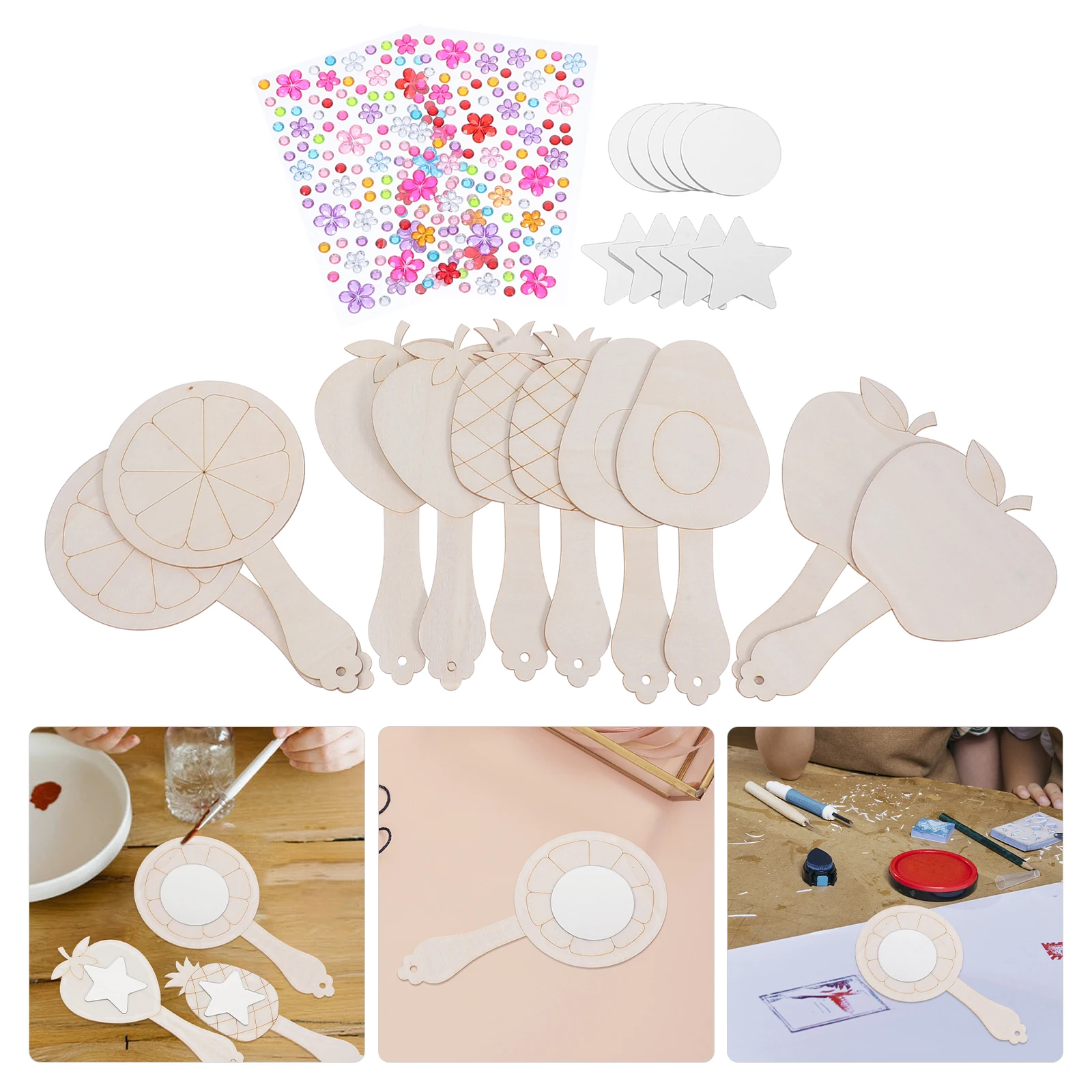 10 Sets Wooden Handheld Mirror Craft Birthday Favors for Party Glass Kits Parties Diy s Child Bulk
10 Sets Wooden Handheld Mirror Craft Birthday Favors for Party Glass Kits Parties Diy s Child Bulk