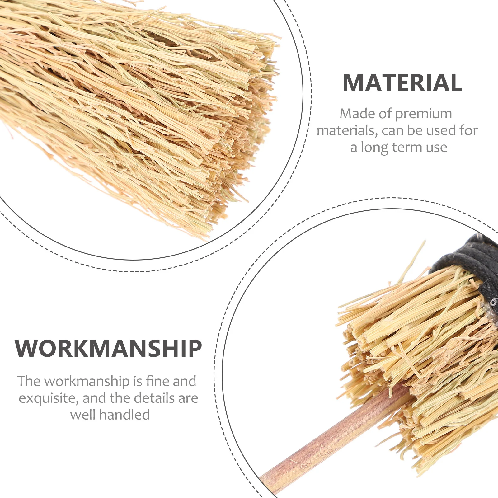 1Pcs Halloween Broom Prop Witch Costume Party Decor Small Broom for Cosplay Event Premium Material Easy Grip Fun Festival
1Pcs Halloween Broom Prop Witch Costume Party Decor Small Broom for Cosplay Event Premium Material Easy Grip Fun Festival