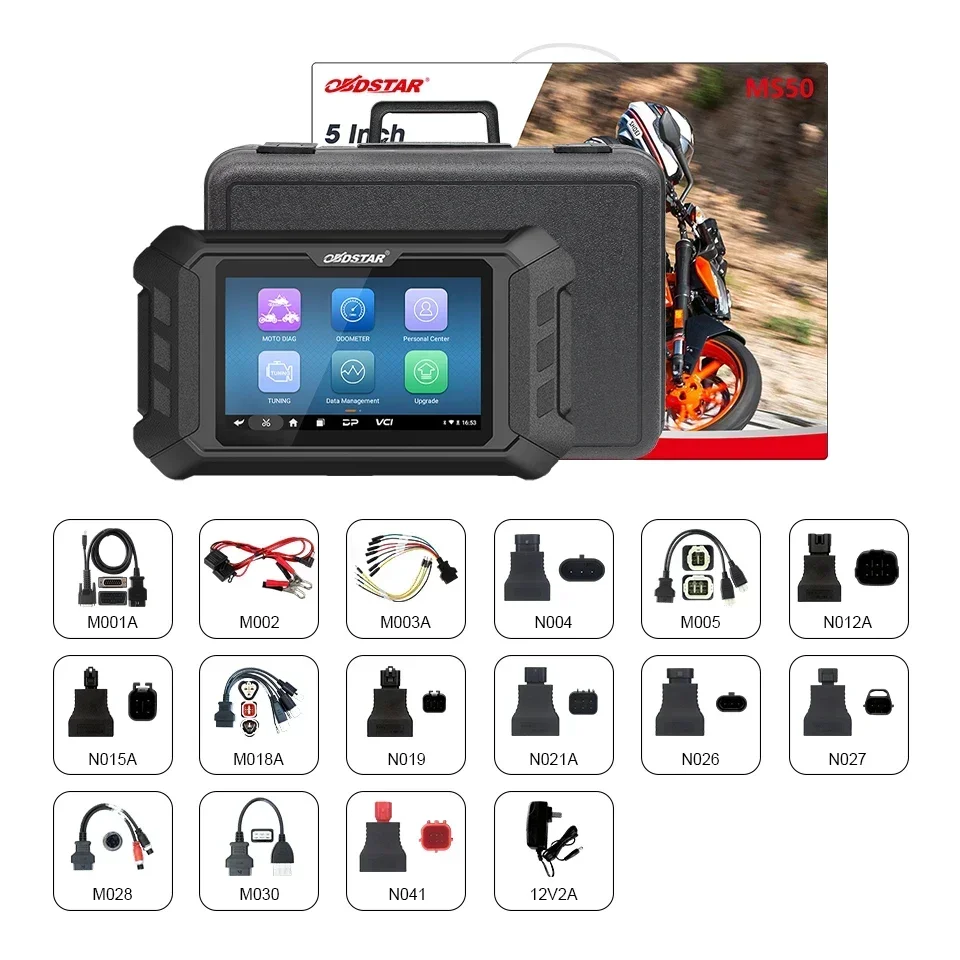 2026/STAR MS50 STD Motorcycle Scanner Tool Bike Scanner Moto Scanner All System diagnostic tools for motorcycle universal
2026/STAR MS50 STD Motorcycle Scanner Tool Bike Scanner Moto Scanner All System diagnostic tools for motorcycle universal