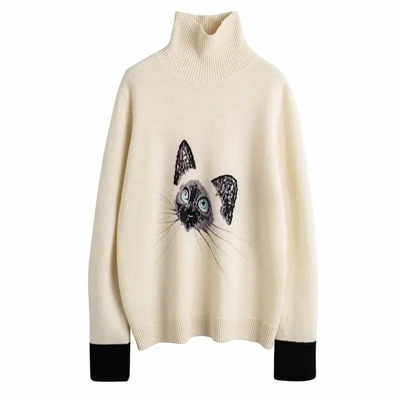 Женский вязаный свитер Camere с узором и высоким воротником, обычный, тонкий, теплый, Faion, весна 2026
Женский вязаный свитер Camere с узором и высоким воротником, обычный, тонкий, теплый, Faion, весна 2026