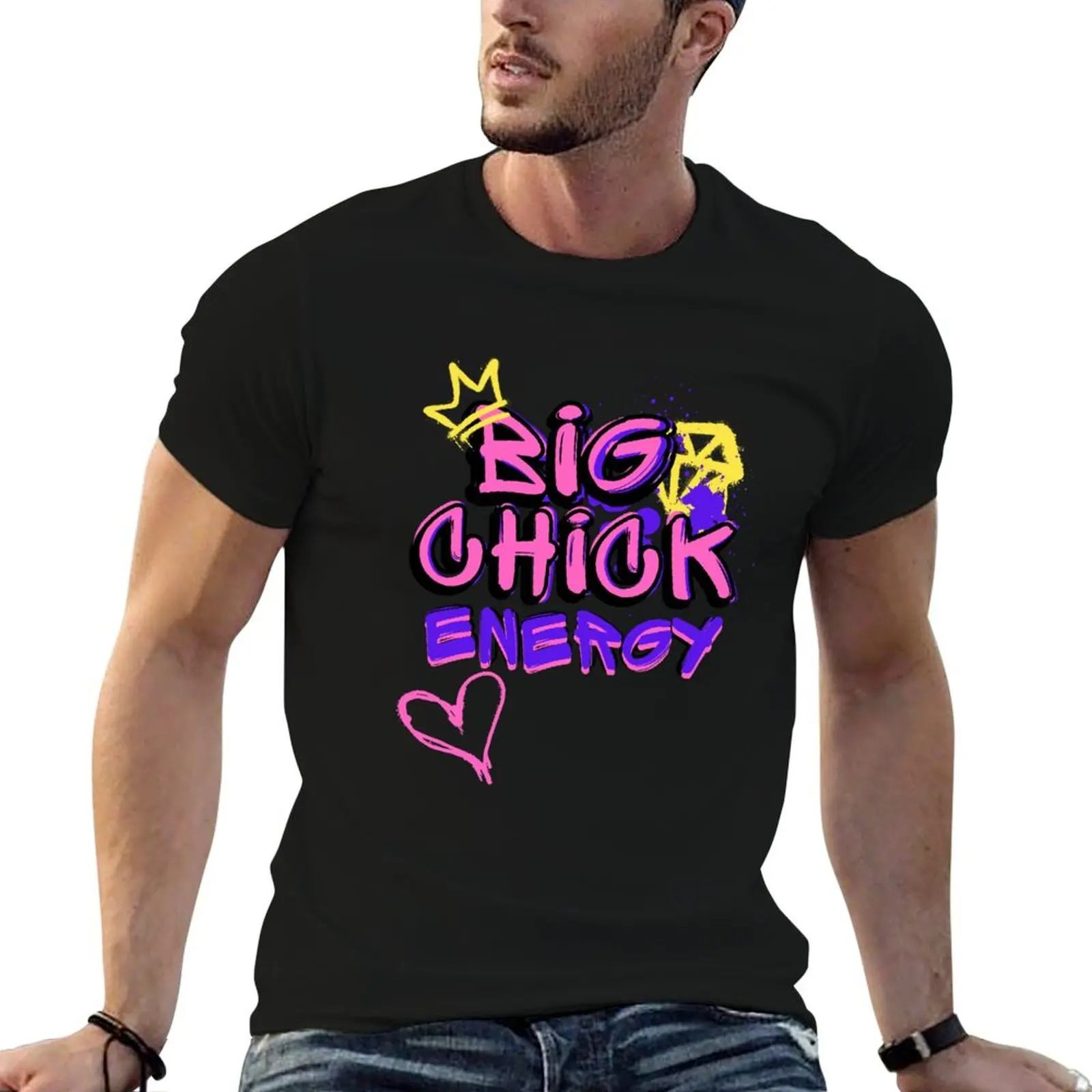 Pink Big Chick Energy T-Shirt essential t shirt man t shirt cotton funny t shirts man T-shirt
Pink Big Chick Energy T-Shirt essential t shirt man t shirt cotton funny t shirts man T-shirt
