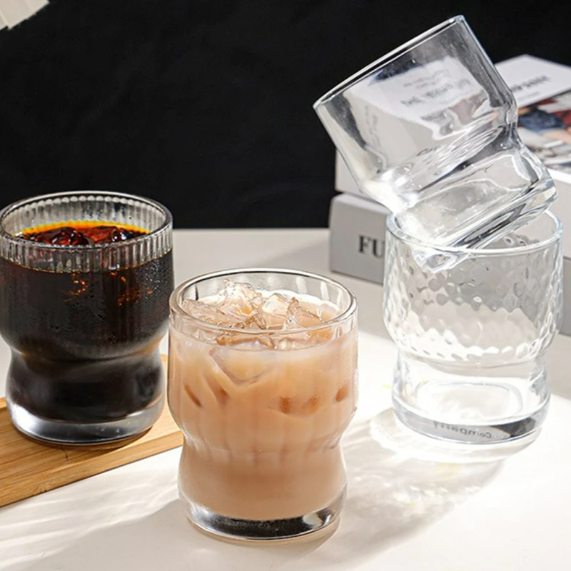Creatve Glass Cup Heat-resistant Juice Tea Milk Mug Glass Coffee Cups Transparent Cold Drink Water Mug Latte Cappuccino Cups 
Creatve Glass Cup Heat-resistant Juice Tea Milk Mug Glass Coffee Cups Transparent Cold Drink Water Mug Latte Cappuccino Cups