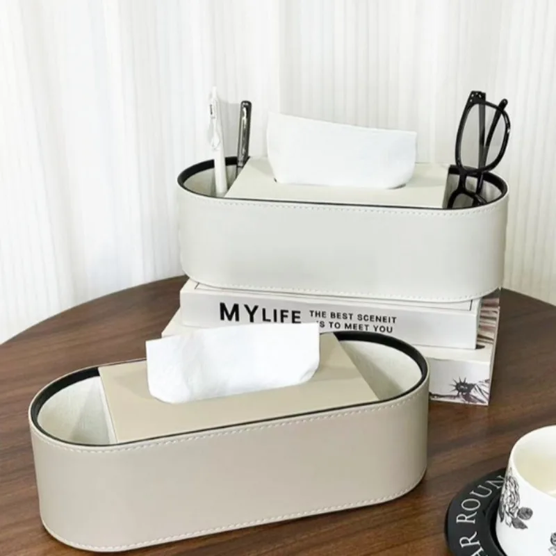 Leather Napkin Boxes Rectangular Tissue Case Dining Table Desktop Remote Control Storage Box Luxury Decorative Tissue Boxes
Leather Napkin Boxes Rectangular Tissue Case Dining Table Desktop Remote Control Storage Box Luxury Decorative Tissue Boxes