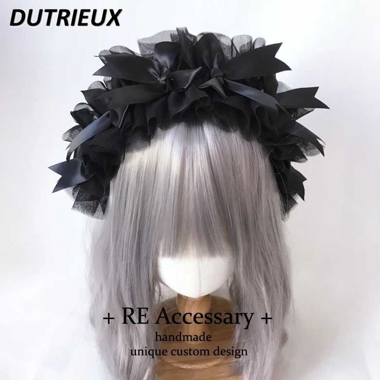 Lolita Gothic Elegant Hair Accessories for Women Hair Band Sweet Cute New Headwear Female Fashion 2024 New Ladies Headdress
Lolita Gothic Elegant Hair Accessories for Women Hair Band Sweet Cute New Headwear Female Fashion 2024 New Ladies Headdress