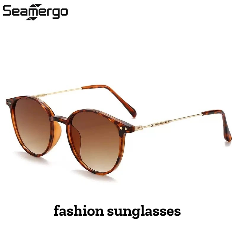SEAMERGO Men Women Luxury Sunglasses Unisex Fashion Design Round Frame Sun Glasses Trendy Outdoor Driving Riding UV400 Eyewear
SEAMERGO Men Women Luxury Sunglasses Unisex Fashion Design Round Frame Sun Glasses Trendy Outdoor Driving Riding UV400 Eyewear