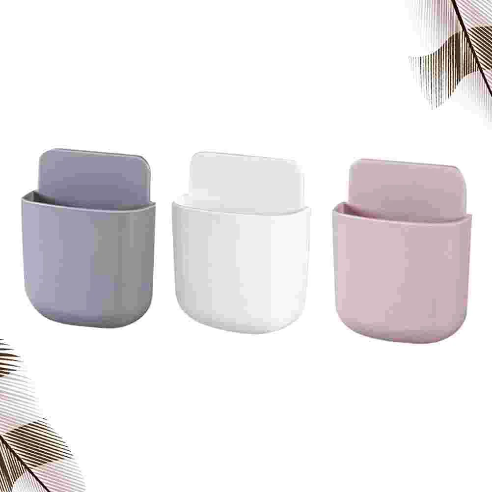 3pcs Wall-mounted Storage Box Multifunctional Cell Phone Charging Rack Hanging Storage Container (White + Pink + Gray)
3pcs Wall-mounted Storage Box Multifunctional Cell Phone Charging Rack Hanging Storage Container (White + Pink + Gray)