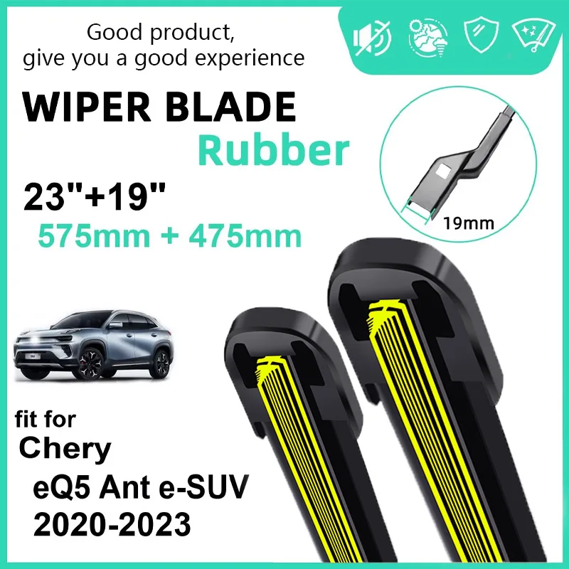 Car Wiper for Chery eQ5 Ant e-SUV 2020-2023 23" + 19" Front Wiper Blades Brushes Cutter Accessories 2020 2021 2022 2023
Car Wiper for Chery eQ5 Ant e-SUV 2020-2023 23" + 19" Front Wiper Blades Brushes Cutter Accessories 2020 2021 2022 2023