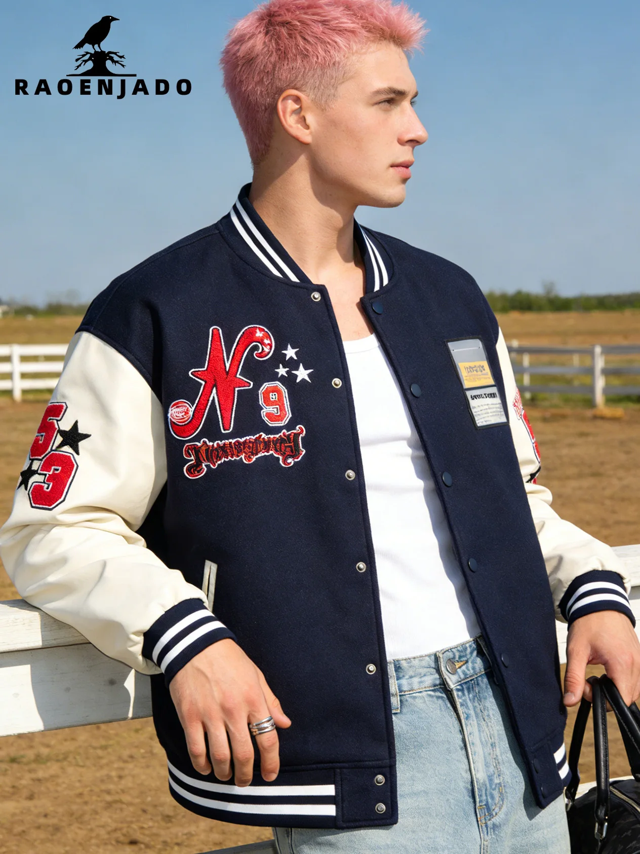 Мужская винтажная куртка-бомбер с рукавами из искусственной кожи, в стиле Letterman, для мотоциклистов и бейсболистов, свободного кроя, для весны/осени
Мужская винтажная куртка-бомбер с рукавами из искусственной кожи, в стиле Letterman, для мотоциклистов и бейсболистов, свободного кроя, для весны/осени