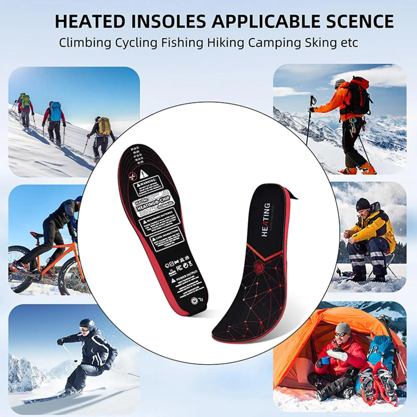Стельки для ботинок с подогревом, электрические термотеплые стельки, долговечные термовставки для обуви для зимнего кемпинга, пешего туризма на открытом воздухе
Стельки для ботинок с подогревом, электрические термотеплые стельки, долговечные термовставки для обуви для зимнего кемпинга, пешего туризма на открытом воздухе