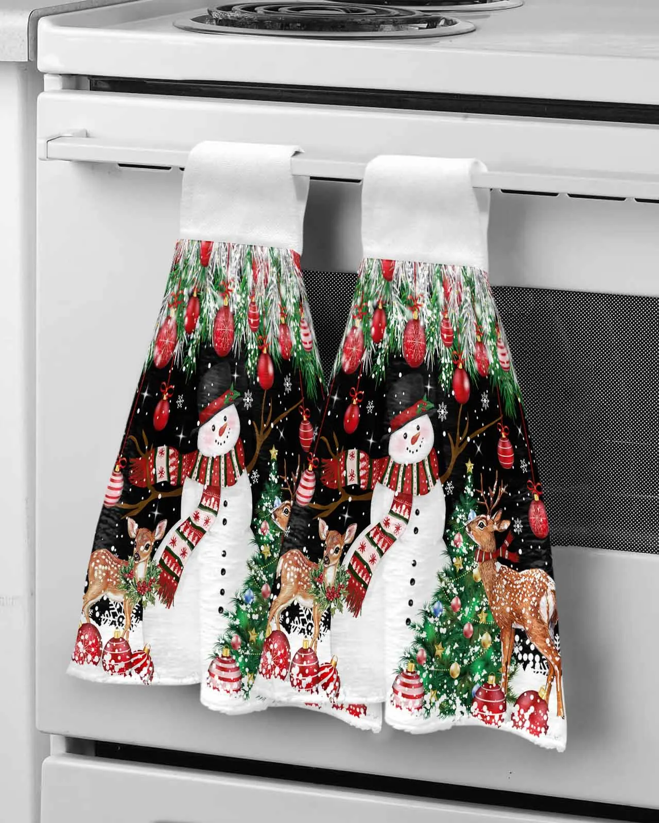 Christmas Snowman Deer Towel Bathroom Supplies Soft Absorbent Towel Kitchen Accessories Cleaning Dishcloths
Christmas Snowman Deer Towel Bathroom Supplies Soft Absorbent Towel Kitchen Accessories Cleaning Dishcloths