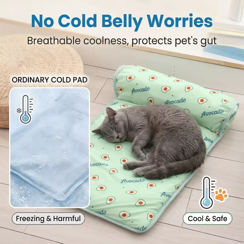 Ice Silk Cooling Pet Mat Summer Cold Feeling Sleeping Pad Non Slip Breathable Ice Pad For Cat Dog Foldable Washable Cooling Pad
Ice Silk Cooling Pet Mat Summer Cold Feeling Sleeping Pad Non Slip Breathable Ice Pad For Cat Dog Foldable Washable Cooling Pad