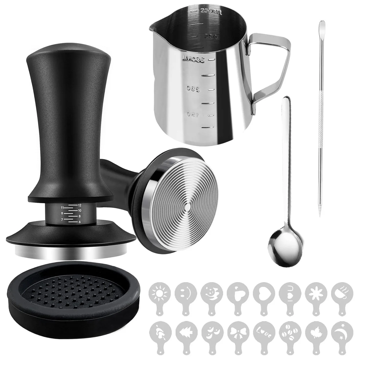 Coffee powder with scale adjustablepowder dispenser constant force powder pull pollen press set
Coffee powder with scale adjustablepowder dispenser constant force powder pull pollen press set