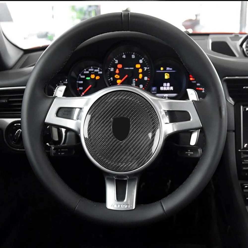 #551Q Black Carbon Fiber Steering Wheel Cover Trim Steering for-Porsche 911 (Black Carbon Fiber)
#551Q Black Carbon Fiber Steering Wheel Cover Trim Steering for-Porsche 911 (Black Carbon Fiber)