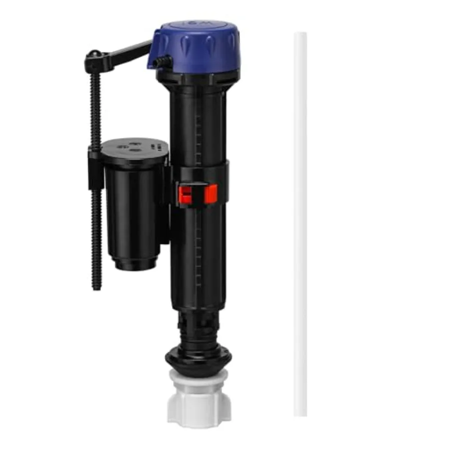 Toilet Fill Valve Replacement Kit, Quick-Install Inlet Valve with Connector and Refill Tube, Fixes Slow Filling, Leaks, Noisy T
Toilet Fill Valve Replacement Kit, Quick-Install Inlet Valve with Connector and Refill Tube, Fixes Slow Filling, Leaks, Noisy T