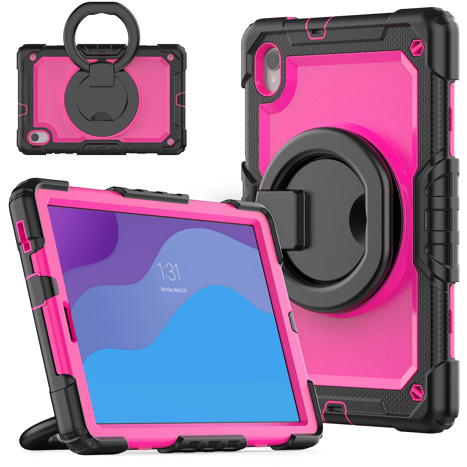 For Lenovo M11 2024 M10 PLUS 10.6 Inch M10 HD Plus 10.3 M10 HD 10.1 K11 K10 360°Rotating Stand Cover with shoulder strap
For Lenovo M11 2024 M10 PLUS 10.6 Inch M10 HD Plus 10.3 M10 HD 10.1 K11 K10 360°Rotating Stand Cover with shoulder strap
