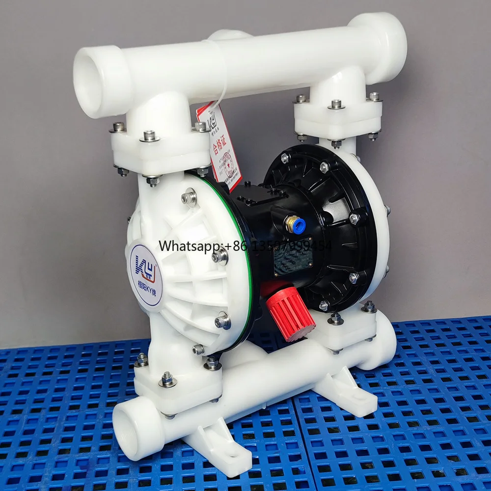 2-1/2 Inch Polypropylene Pneumatic Single Diaphragm Pump No Complex Mechanical Structure and Rotating Parts Less Wearing Parts
2-1/2 Inch Polypropylene Pneumatic Single Diaphragm Pump No Complex Mechanical Structure and Rotating Parts Less Wearing Parts