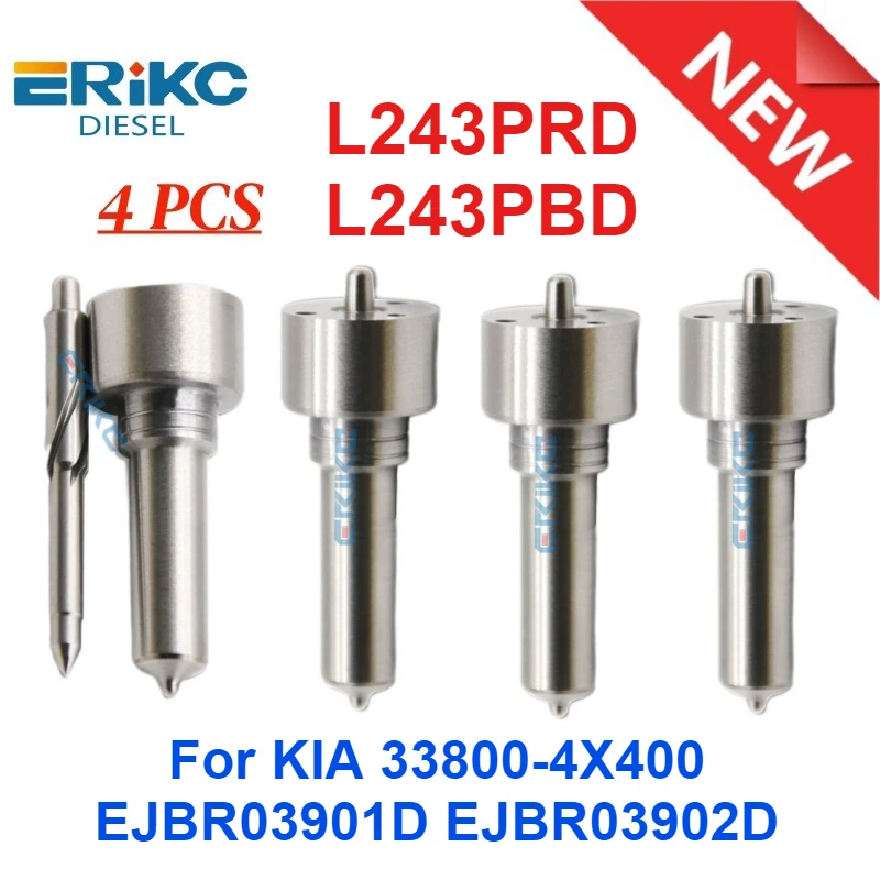 Jet Nozzle L243PRD L243PBD Diesel Injector Nozzle for KIA 33800-4X400 EJBR03901D EJBR03902D Sedona 2.9L CRDi MPV (185bhp)
Jet Nozzle L243PRD L243PBD Diesel Injector Nozzle for KIA 33800-4X400 EJBR03901D EJBR03902D Sedona 2.9L CRDi MPV (185bhp)