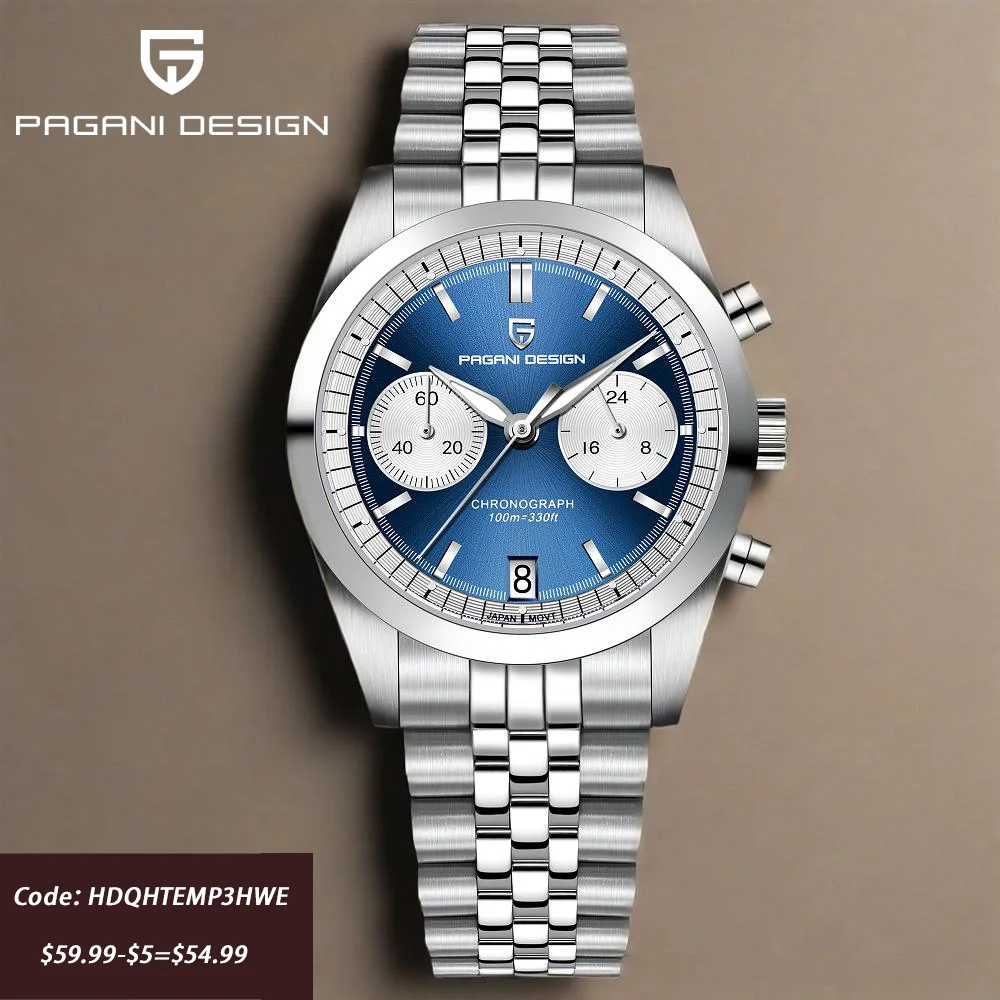 PAGANI DESIGN 2025 New Pilot Men's Quartz Watches Sports Waterproof WristWatch Sapphire Automatic Watch Relogio Masculino PD1775
PAGANI DESIGN 2025 New Pilot Men's Quartz Watches Sports Waterproof WristWatch Sapphire Automatic Watch Relogio Masculino PD1775