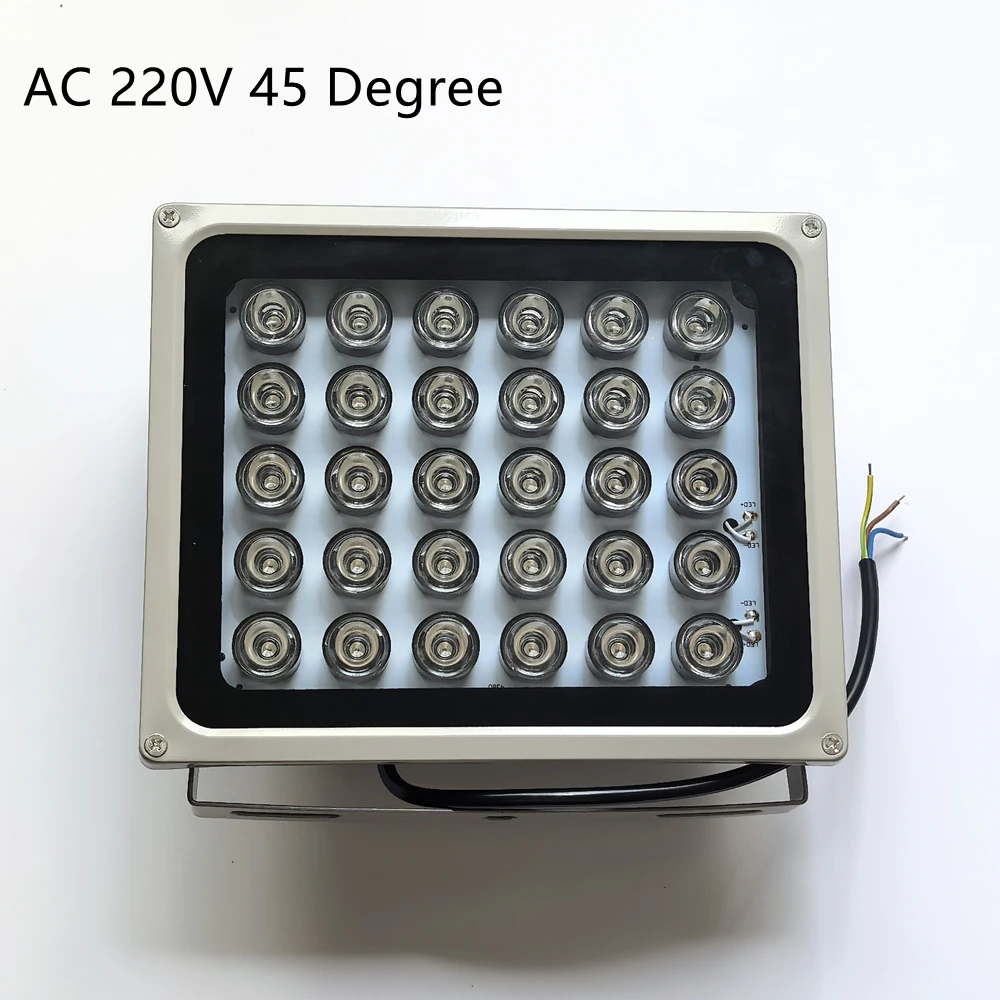 AC 220 В 30 светодиодов ИК-осветитель Инфракрасные лампы ночного видения Открытый водонепроницаемый для камеры видеонаблюдения Лампа для фотосъемки
AC 220 В 30 светодиодов ИК-осветитель Инфракрасные лампы ночного видения Открытый водонепроницаемый для камеры видеонаблюдения Лампа для фотосъемки