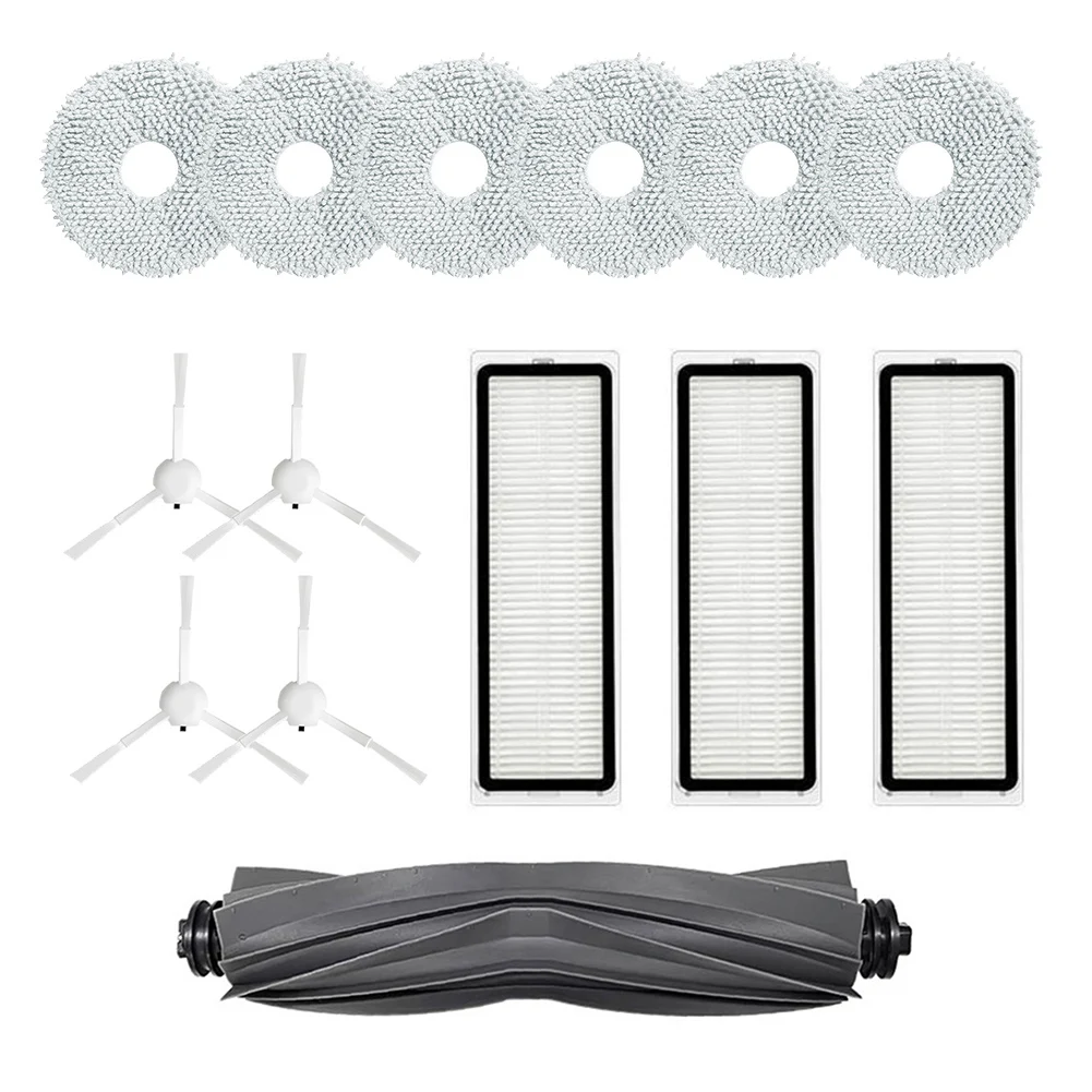 1 Set For-xiaomi X10 Plus Roller Brush Filter Side Brushes Mopcloths For X10 Plus Robot Vacuum Cleaner Replacement Accessories
1 Set For-xiaomi X10 Plus Roller Brush Filter Side Brushes Mopcloths For X10 Plus Robot Vacuum Cleaner Replacement Accessories